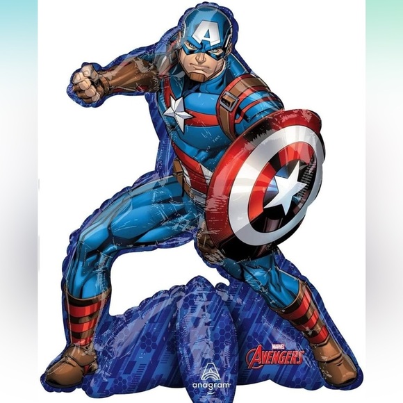 Marvel Avengers Captain America Balloon - Picture 2 of 8